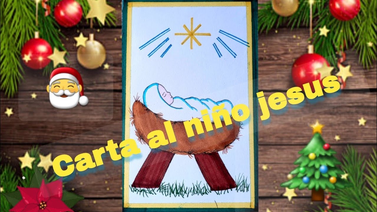 idea de carta al niño dios para navidad #tutorial - YouTube