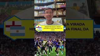 ARGENTINA VENCE A INGLATERRA E VAI PARA A FINAL DA COPA!