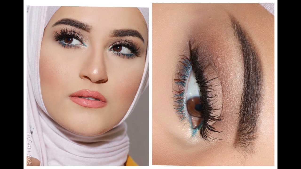 Hint Of Blue .. مكياج بلمحة زرقاء