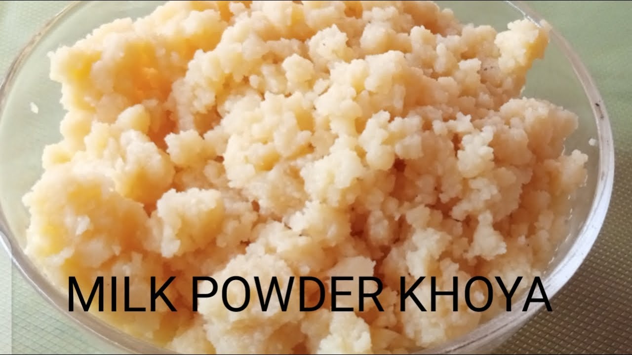 Homemade instant milk powder khoya by easy cooking with bilqees 610 YouTube