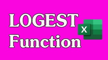 How to Use the LOGEST Function in Excel
