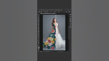 Adobe Photoshop 2025 Tips  How to easily Add Design on Dress
