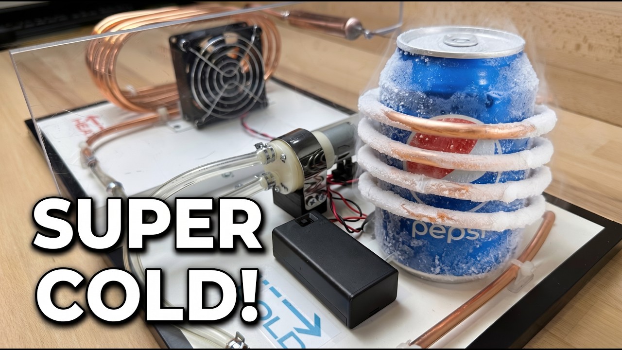 NEW DIY AIR CONDITIONER ❄️ -18°C 🔆 30°C