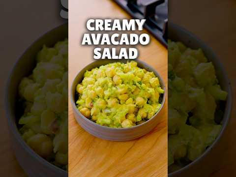 Creamy Avacado Chickpea Salad | Healthy Salad recipe | Chickpea Salad | #shorts | kabitaskitchen