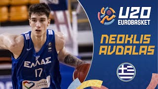 Neoklis Avdalas 🇬🇷 | Full Highlights | FIBA U20 EuroBasket 2025