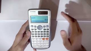 Decimal to Binary conversion in Casio fx 991ES | HSC ict chapter 3