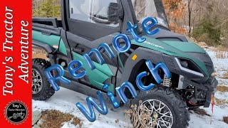 UTV/Side By Side Wireless Winch Kit - Works on any UTV or ATV