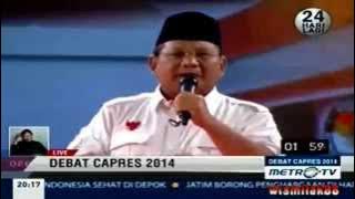 Debat capres Jokowi dan Prabowo 15 Juni 2014 | Segmen 1