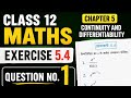 Class 12 Maths Chapter 5 Exercise 5.4 Question 1 | � का अवकलन | NCERT Hindi Medium