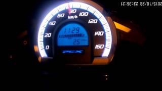Honda PCX 125ccm 2015 (0-100km/h)