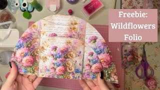 How to Make a Wildflower Folding Folio