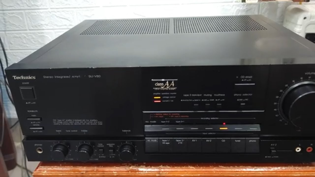 Amplificateur Intégré Technics SU-V80 – Révisé – Garantie – Japon