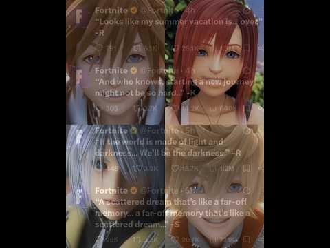 FORTNITE X KINGDOM HEARTS II 💗💗 #Fortnite #KingdomHearts