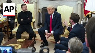 Trump and Vance call Zelenskyy ‘disrespectful’ in Oval Office meeting