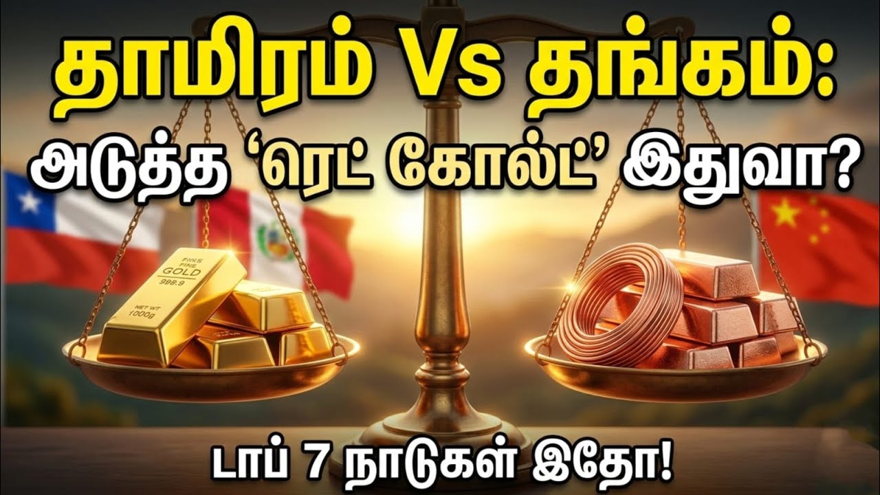 தாமிரம் vs தங்கம் அடுத்த ரெட் கோல்ட் இதுவா தாமிரத்தை அதிக உற்பத்தி செய்யும் 7 நாடுகள் 