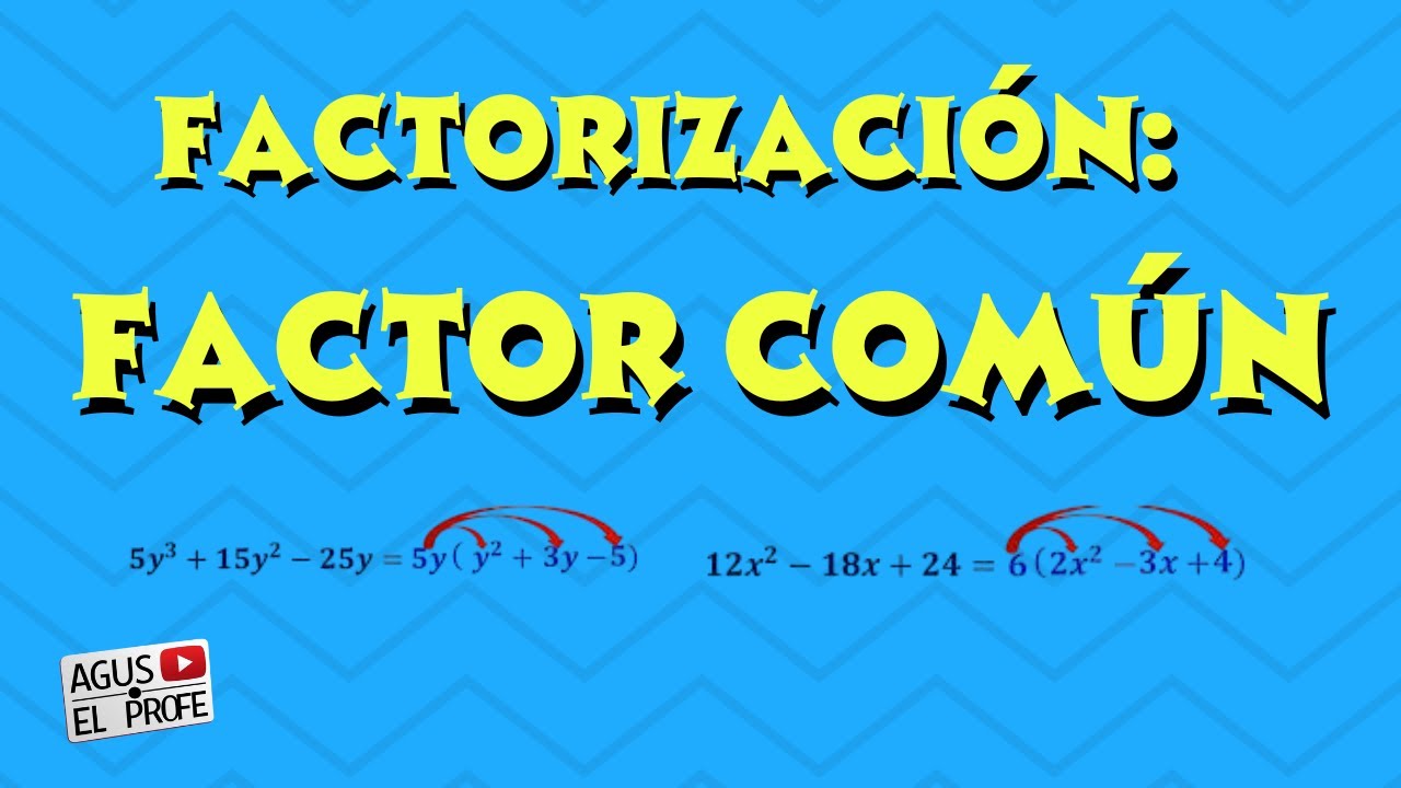 Aprende Factor Común en 8 minutos (nunca más te confundirás)