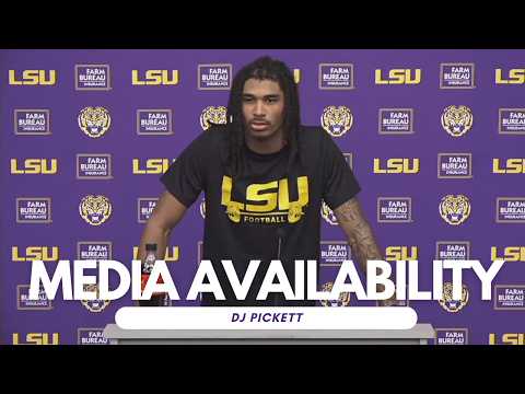 DJ Pickett Post Practice Media Availability - 4/9/2026