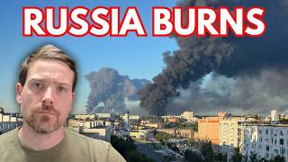 Ukrainian Drones Spark Massive Moscow Fire
