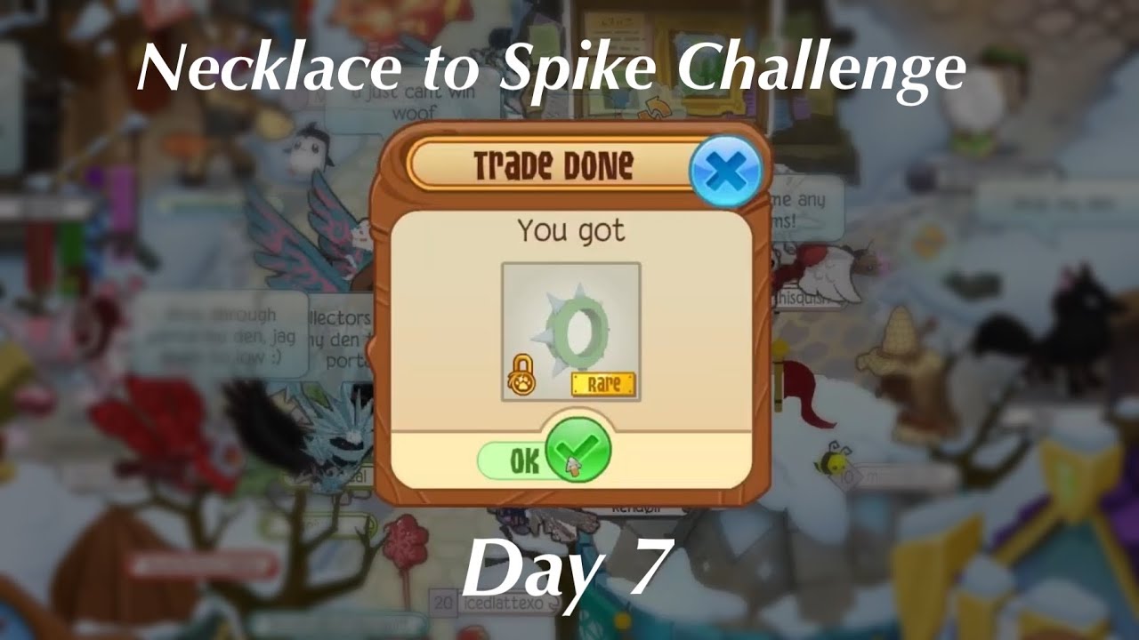 AnimalJam Necklace to Spike Challenge -Day 7