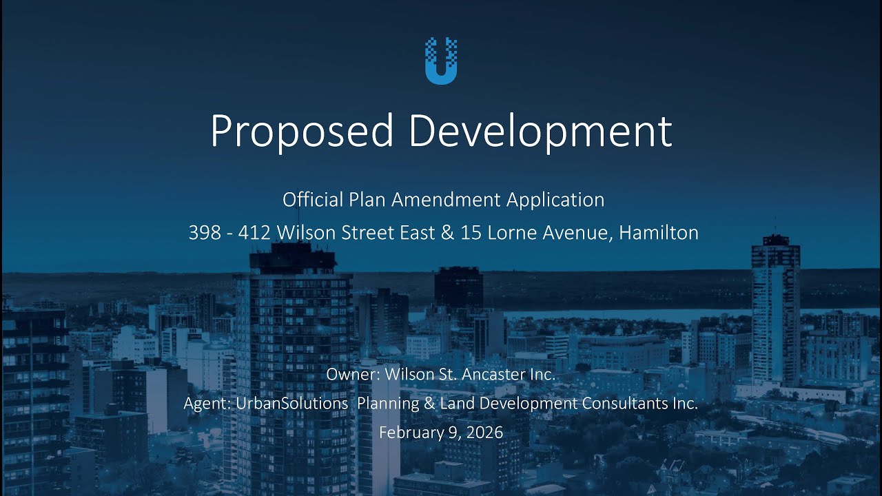 Wilson at Academy - Neighbourhood Information Meeting