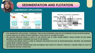 Separation of Particles based on their Size & Density