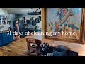 31 Days of Cleaning and Decluttering my house until it feels clutter free