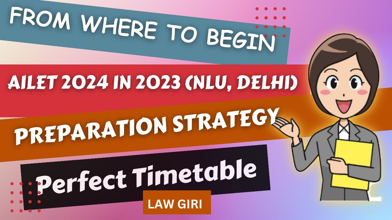 How to prepare for AILET 2024|ailet preparation strategy|NLU Delhi law entrance Syllabus, Books