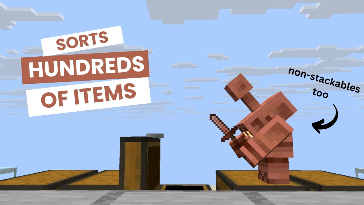 How to Build a Copper Golem Item Sorter