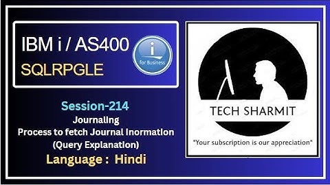 SQL to get information about Journaled Objects | ibmi training | as400 tutorial | as400 | ibmi as400