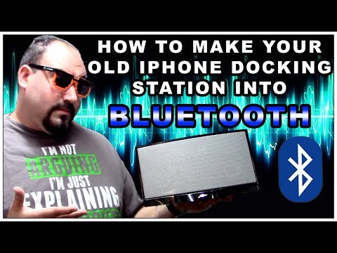 How to make your old iphone docking station into bluetooth