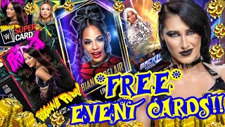 CRAZY GLITCH!! WWE SuperCard MESSED UP! ANY *FREE* WM40 EVENT CARDS! AND HIGHER! WWE SuperCard