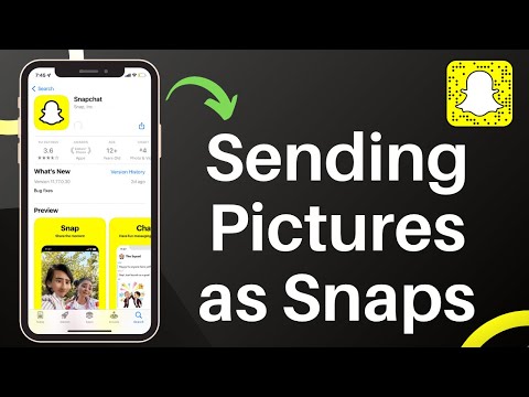 How To Send Pictures As Snaps On Snapchat Android | 2022