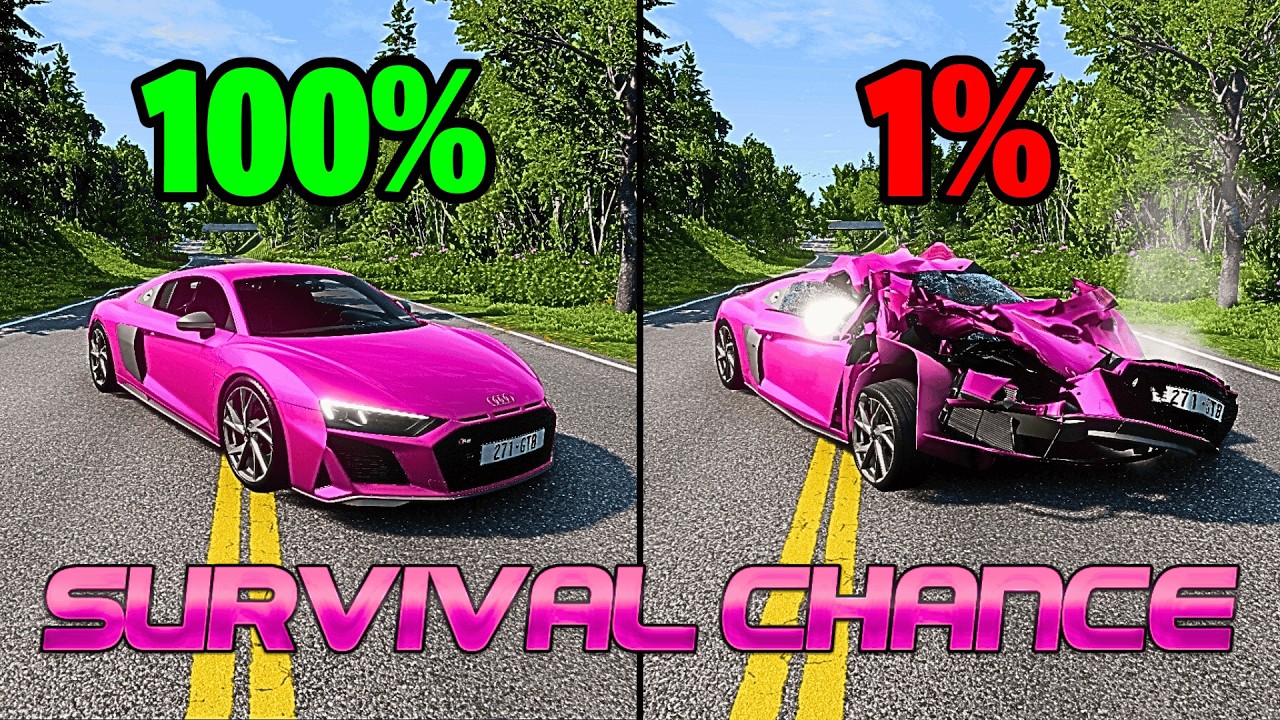 Realistic Survival Chance Crashes #176 | BeamNG.drive