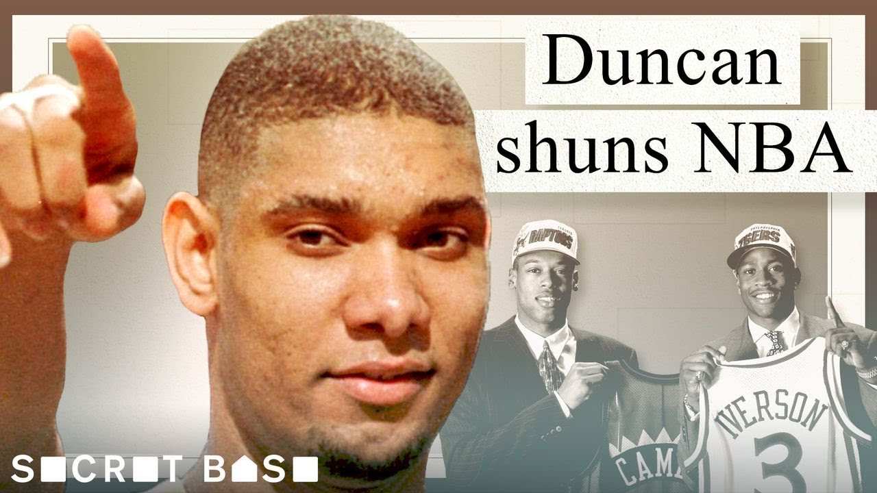 Tim Duncan could have been the first pick in 1996. Or 1995.