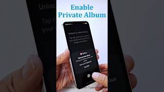 Enable private album on samsung phone