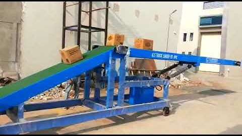 Truck Loading Unloading Conveyor/ Hydraulic Bag Stacker/ Box Loading Conveyor by G.S. ENGINEERS