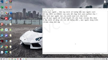 Hướng dẫn cách lấy Cookie và IMEI của bot zalo ngôn ngữ python