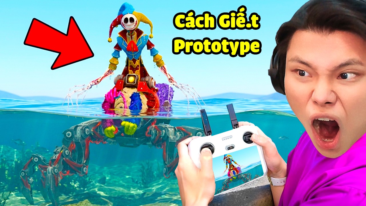 JayGray Phát Hiện Cách Giế.t Trùm Cuối Poppy Playtime Chapter 5🤏😈Bắt Giam Prototype Obby Tsunami