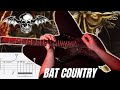 Avenged sevenfold  bat country full pov guitar cover  screen tabs