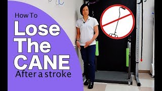 Simple method to learn how to walk without a cane