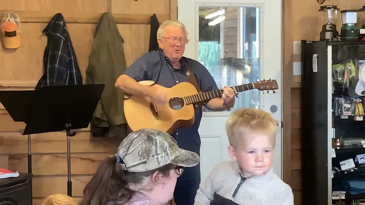 Kevin Gould sings at Whale Pass Bible Church famil...