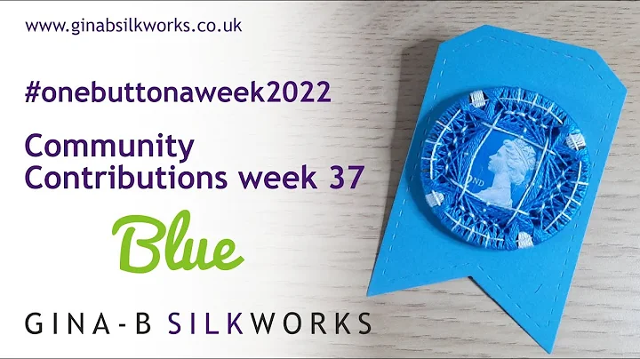 Blue - One Button a Week 2022, week 37 / Blue butt...