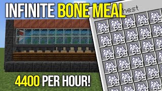OP Minecraft Bone Meal Farm  Bedrock 1.20