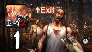 Zombie Hunter D-Day2 - ‏‏Gameplay walkthrough Part 1 (iOS, Android)