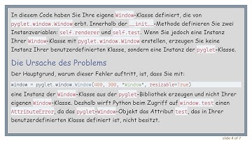 So beheben Sie den AttributeError beim Zugriff auf Klassenvariablen in Python