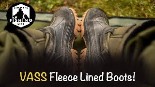 ***Carp Fishing Review*** Vass Fleece Lined Boots