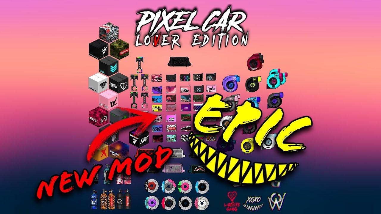 EL MEJOR MOD PARA PIXEL CAR RACER!![PCR:LOVER EDITION]BETA V1.0|LOVER ...