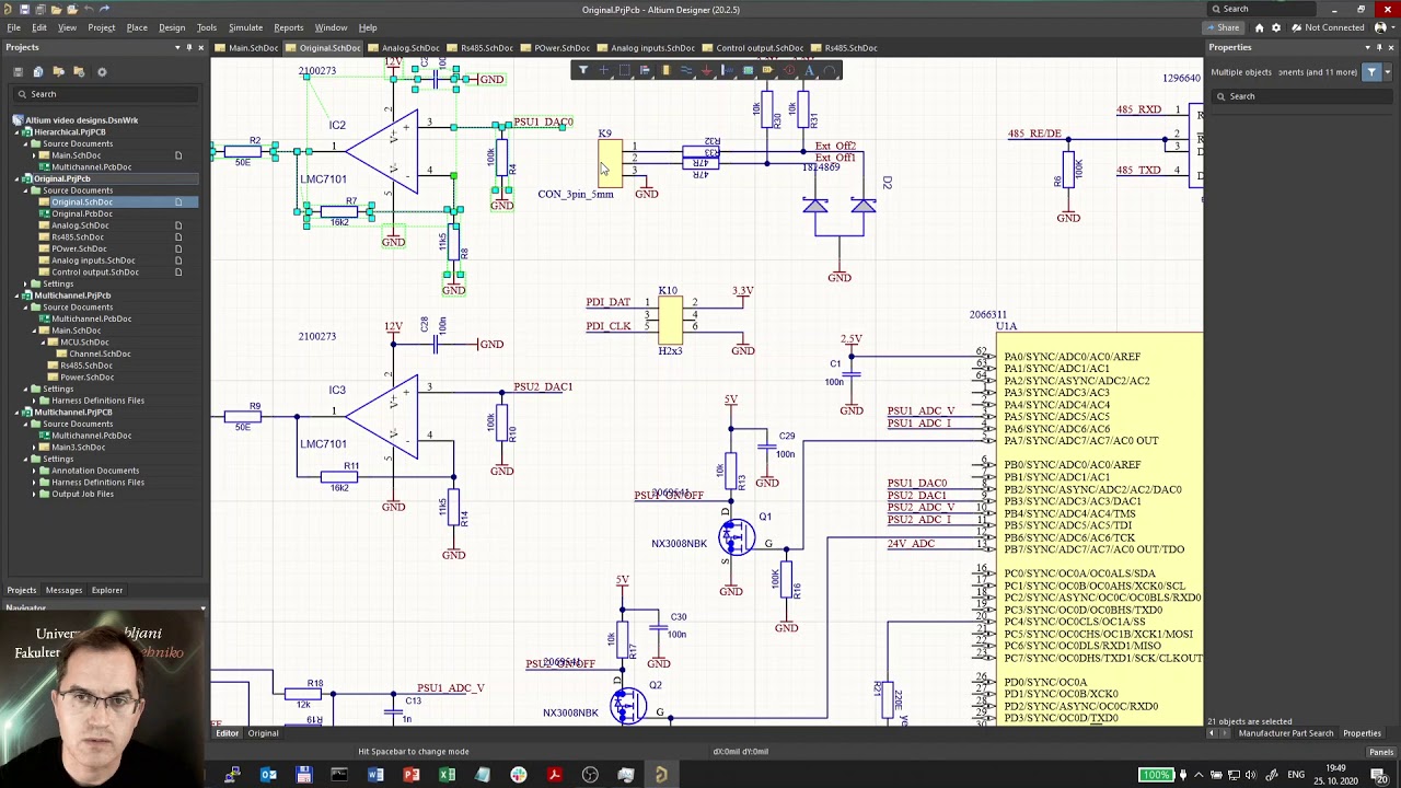 Altium Schematics 02 Copying Parts Of Schematics With The Refactor