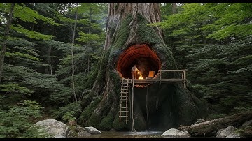 I Built a Hidden Shelter Hanging From a Giant Tree Branch – You Won’t Believe It Works