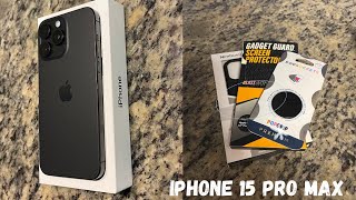 iPhone 15 Pro Max 1TB 2023 unboxing + accessories